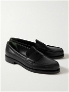 Drake's - Charles Leather Penny Loafers - Black