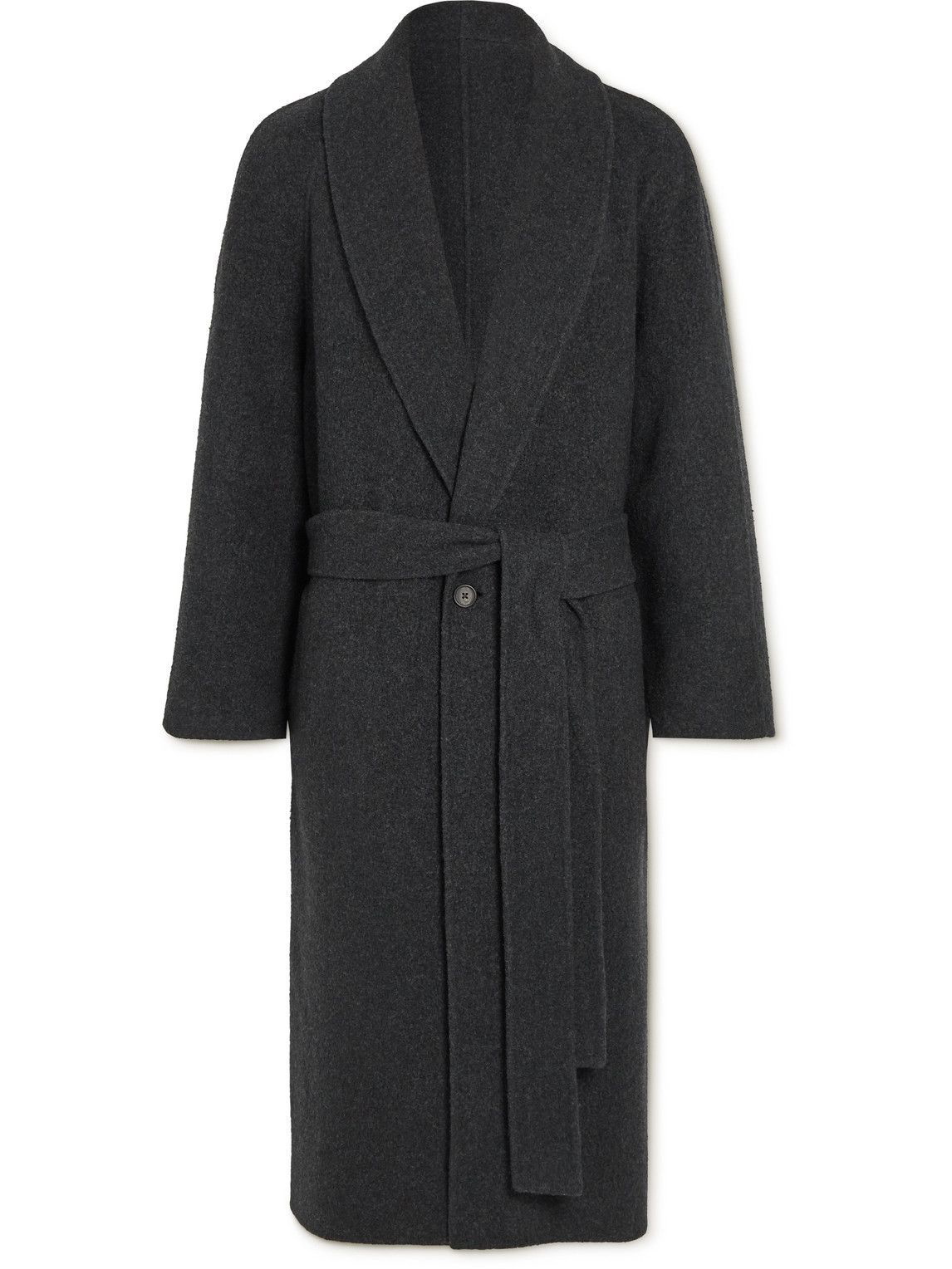 Virgin Wool and Cashmere-Blend Coat