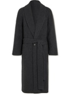 The Row - Ake Shawl-Collar Belted Virgin Wool and Cashmere-Blend Coat - Gray