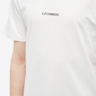 C.P. Company Men's Centre Logo T-Shirt in Gauze White