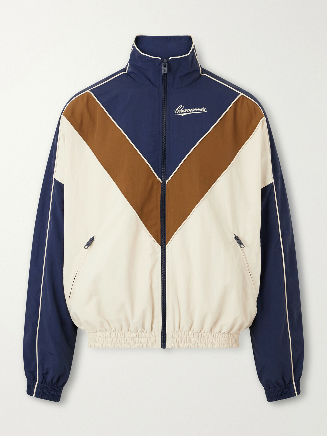 Willy Chavarria - Bad Body Cotton-Jersey Track Jacket - Blue
