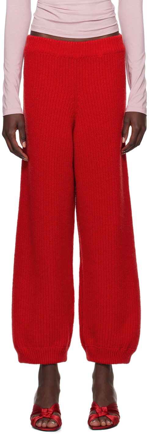 Baserange Red Ocu Trousers Baserange