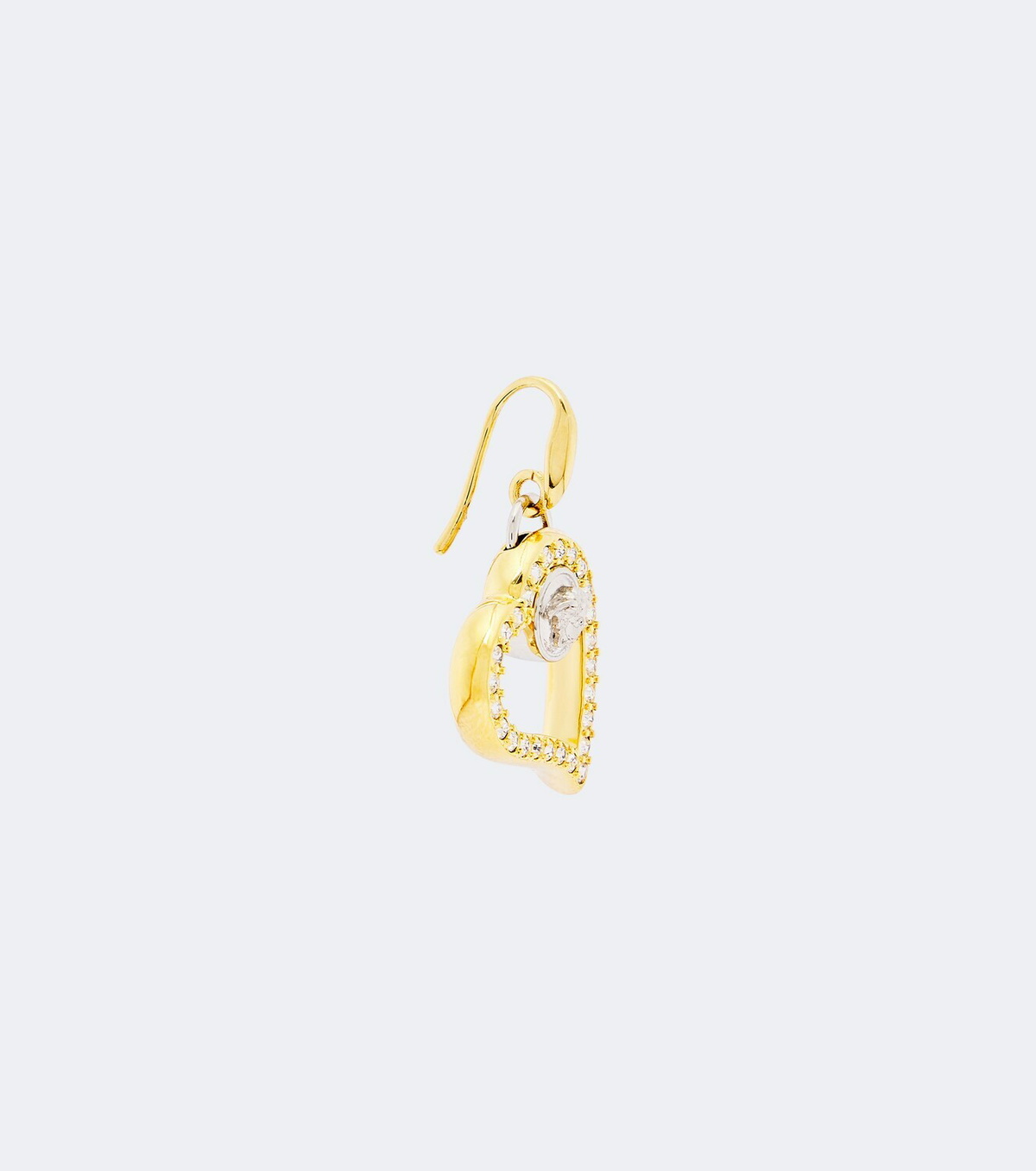 Versace Medusa crystal-embellished drop earrings