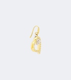 Versace Medusa crystal-embellished drop earrings