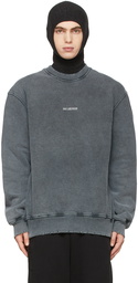 Han Kjobenhavn SSENSE Exclusive Grey Distressed Sweatshirt