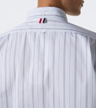 Thom Browne 4-Bar striped cotton shirt