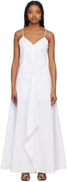 BITE White Crisp Midi Dress