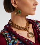 Etro Paisley drop earrings