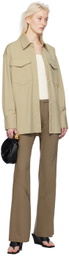 CAMILLA AND MARC Beige Arwin Shirt