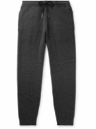 Theory - Alcos Tapered Wool-Blend Sweatpants - Black