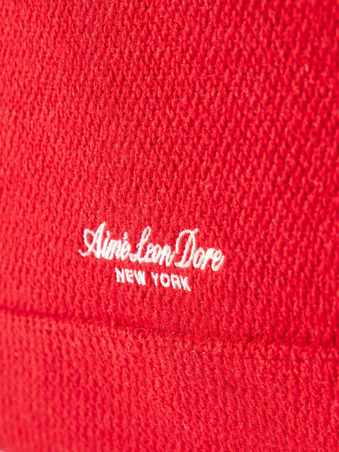 Aimé Leon Dore - NY Highlanders Logo-Appliquéd Canvas Tote - Red