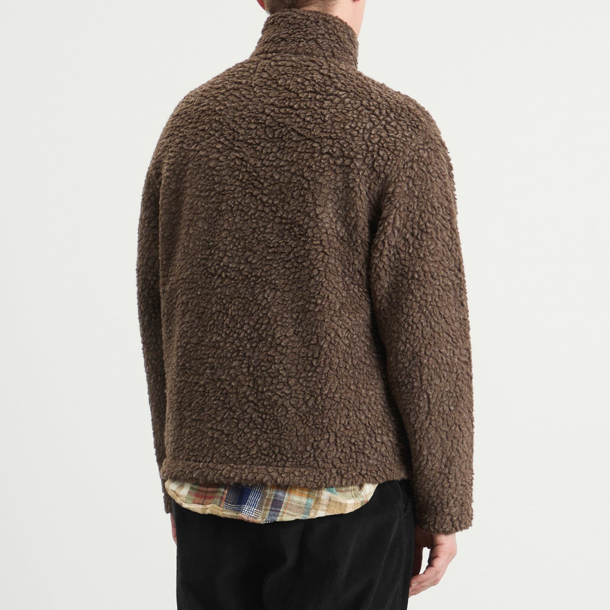 Café Mountain Men's Mountain Fleece Jacket in Earth And Moss