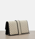Manolo Blahnik Maycap raffia-effect clutch