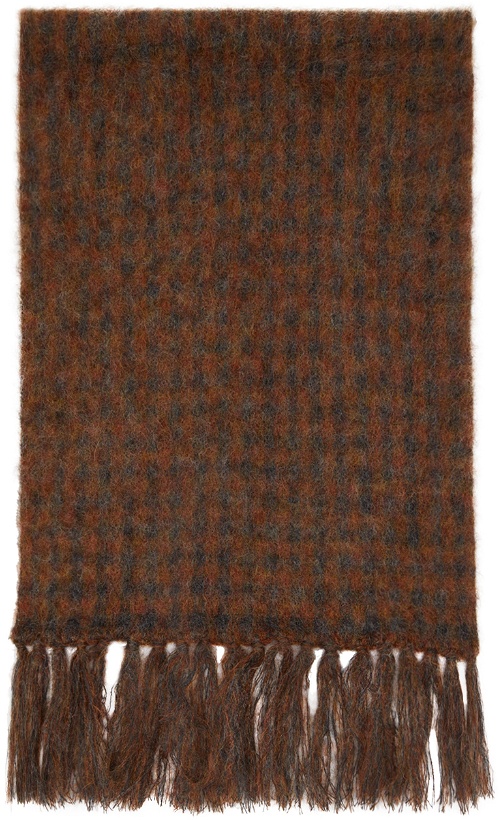 Photo: Wooyoungmi SSENSE Exclusive Multicolor Mohair-Blend Scarf