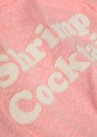 Mother The Boxy Goodie Goodie Appliquéd Jersey T-shirt Pink