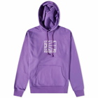 PACCBET Men's Logo Popover Hoody in Purple