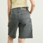Dime Women's Classic Denim Shorts in Faded Black