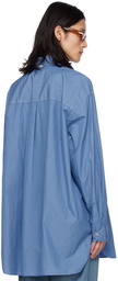 Our Legacy Blue Popover Shirt