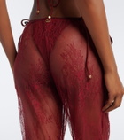 Bananhot Allen lace wide-leg pants