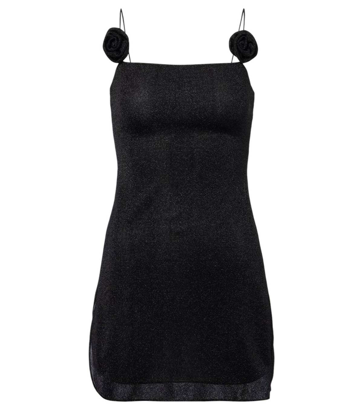 ワンピース Oseree FW25 Black nylon mini dress (FDF257 BLACK) Oseree Black Nylon Mini Dress Oseree