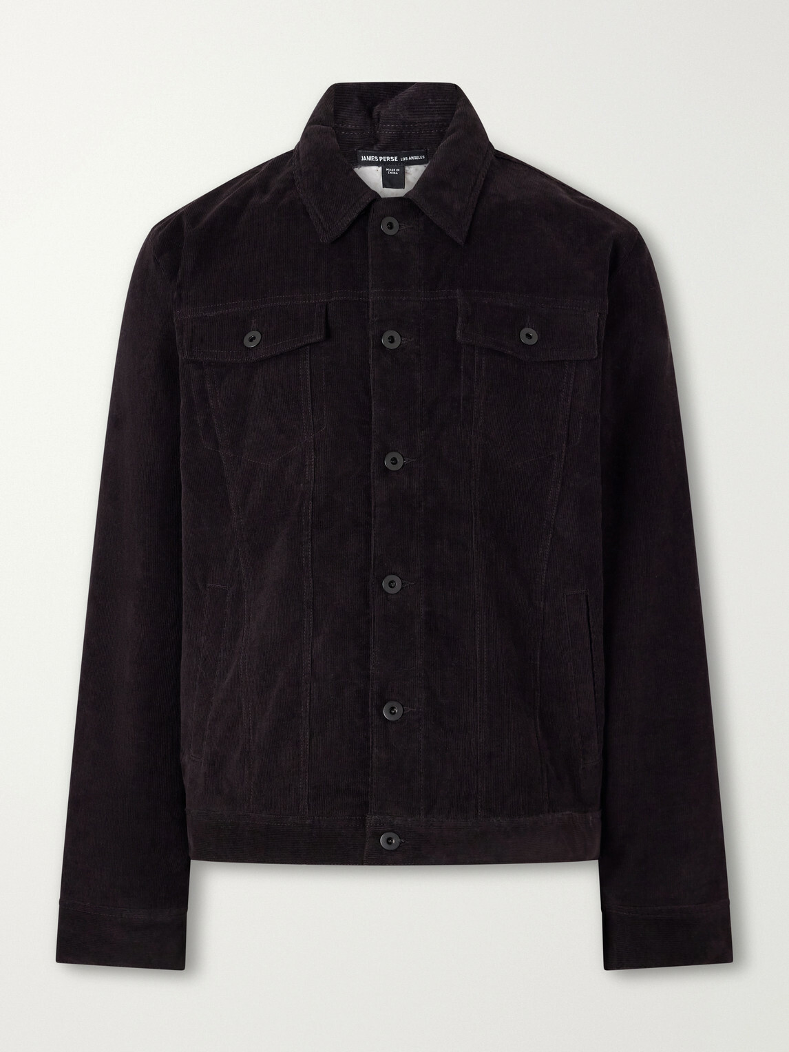 James Perse - Stretch-Cotton Corduroy Blouson Jacket - Brown