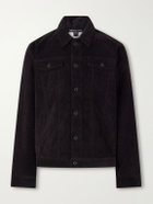 James Perse - Stretch-Cotton Corduroy Blouson Jacket - Brown