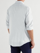 Massimo Alba - Canary Cotton and Cashmere-Blend Shirt - Blue