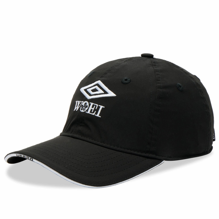 Photo: Umbro Men's x WOEI Script Cap in Black 