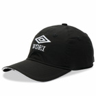 Umbro Men's x WOEI Script Cap in Black 