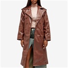 House Of Sunny Women's Montague Trench Coat in Chestnut