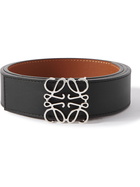 Loewe - 3.5cm Anagram Reversible Leather Belt - Black