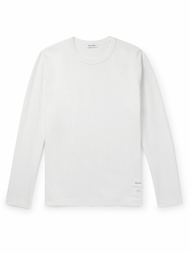 Photo: Norse Projects - Holger Cotton-Jersey T-Shirt - White