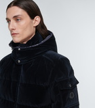 Moncler - Armorique velvet down jacket