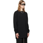 Rick Owens Black Tower Jumbo LS Sweatshirt