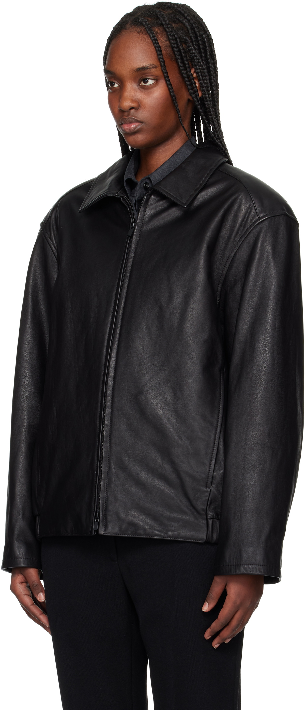 Fear of God Black Rider Leather Jacket