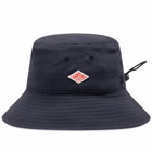 Danton Men's Drawcord Bucket Hat in Navy