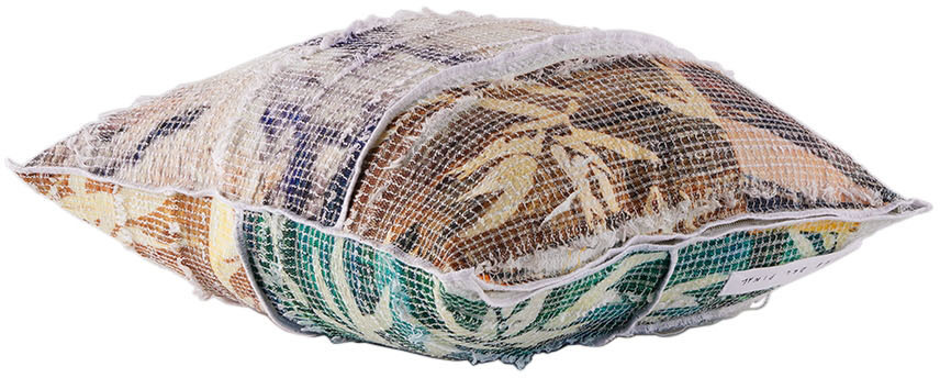 Luna Del Pinal Brown Floral Study Cushion Cover
