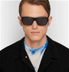 Cubitts - Tankerton Rectangle-Frame Acetate Sunglasses - Black