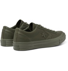 Converse - Engineered Garments One Star Leather Sneakers - Men - Army green