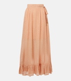 Zimmermann Rhiannon frilled maxi skirt