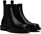 Valentino Garavani Black Rockstud Chelsea Boots