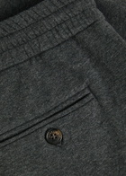 Aurélien Cotton-blend Trousers Charcoal