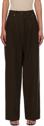 GIA STUDIOS Brown Grace Trousers