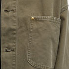 orSlow Men's Relaxed Fit Coverall Jacket in Army Green
