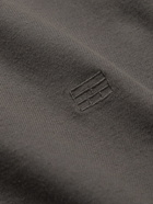 Frame - Brushed Cotton and TENCEL-Blend Twill Shirt - Gray