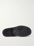 424 - Marathons Leather and Jersey Boots - Black