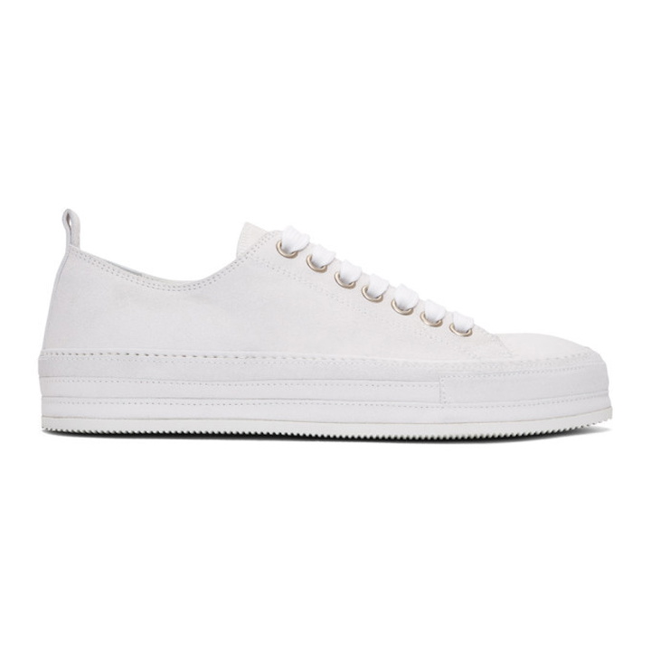 Photo: Ann Demeulemeester Off-White Suede Roccia Sneakers