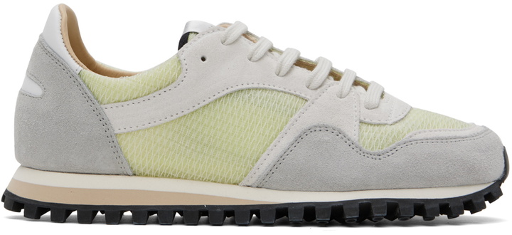 Photo: Spalwart Green & Gray Marathon Trail Low Transparent Sneakers