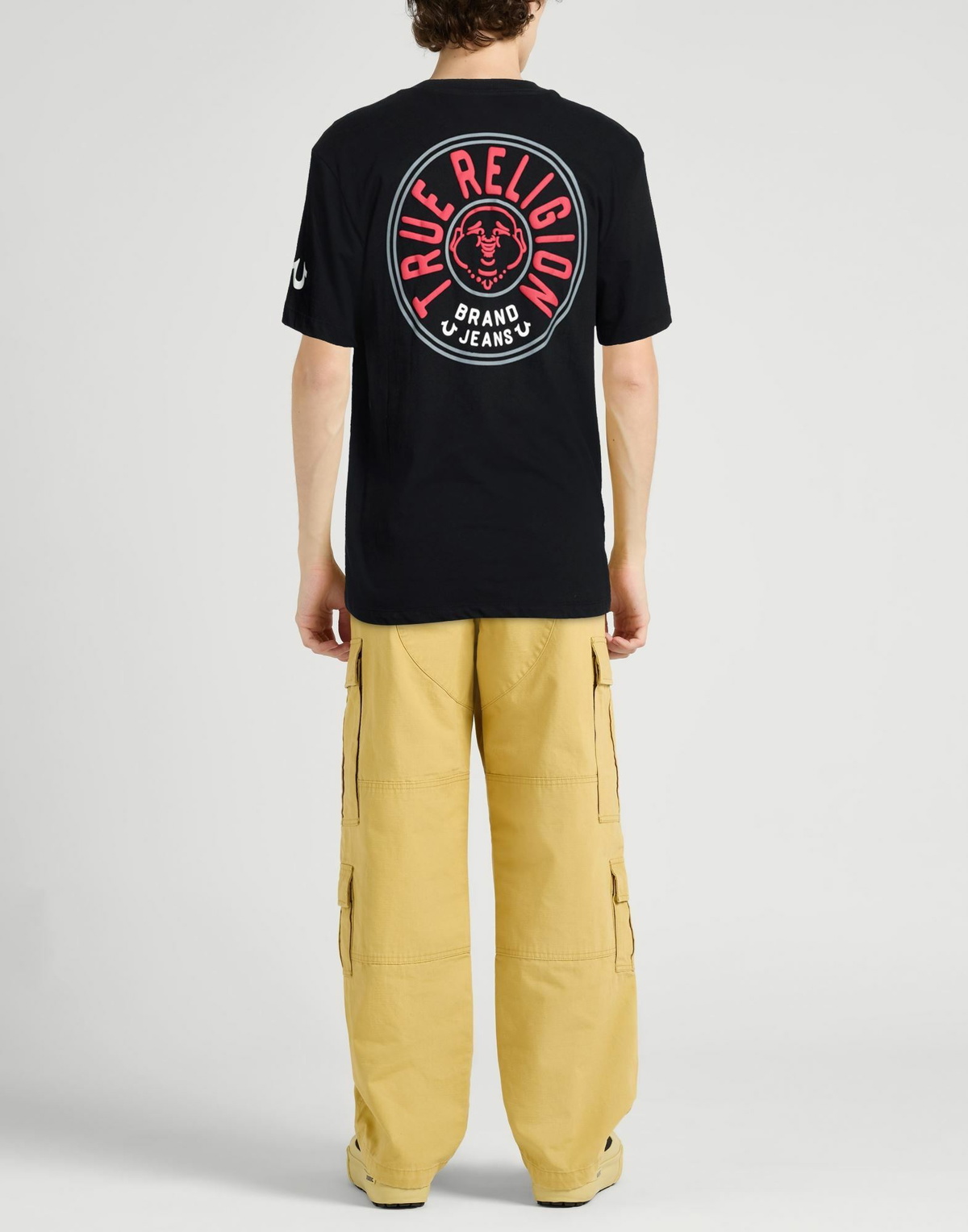 True Religion Mens T-shirt in Black