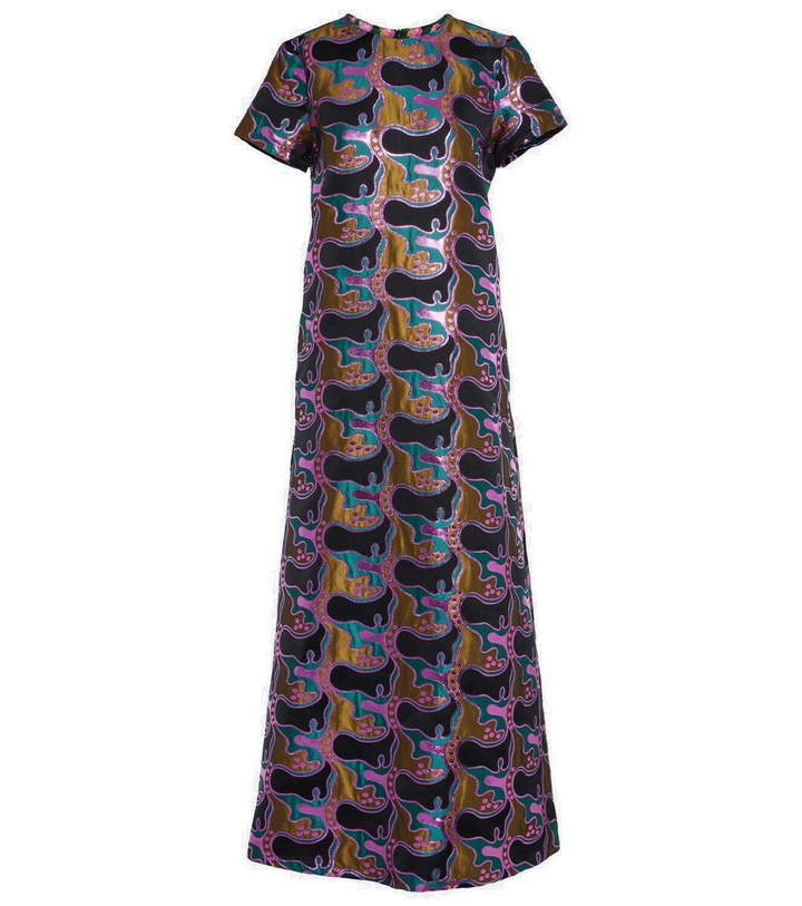 Photo: La DoubleJ Swing printed maxi dress